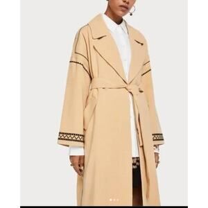 Scotch & Soda Women’s Beige Belted Trench Coat‎ - Size S
